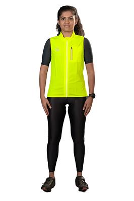 Apace Gilet Unisex Sleeveless Cycling Jacket (Neon)