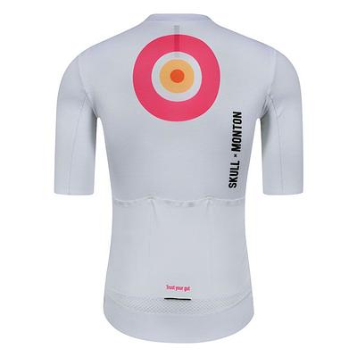 Monton Target Men's Cycling Jersey (White)