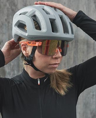 POC Elicit Sport Sunglasses (Fluorescent Orange Translucent)