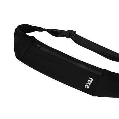 2XU UQ7270G Run Belt (Black/Black OSFA)