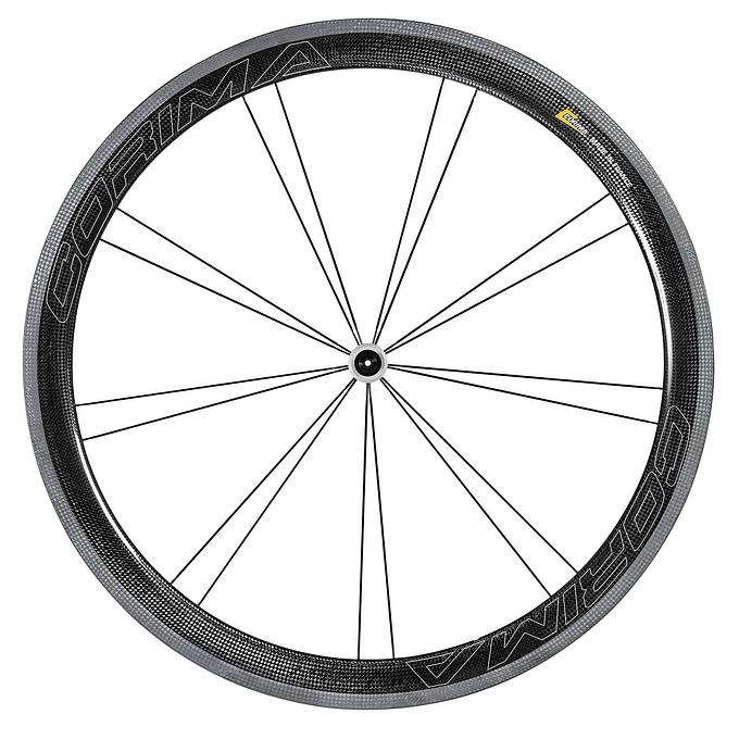 Corima WS Plus 47 Carbon Rim Brake Wheel - Shimano/SRAM (Black)