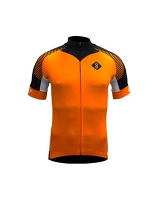 Gambitt Reckon Mens Cycling Jersey (Orange/Black)