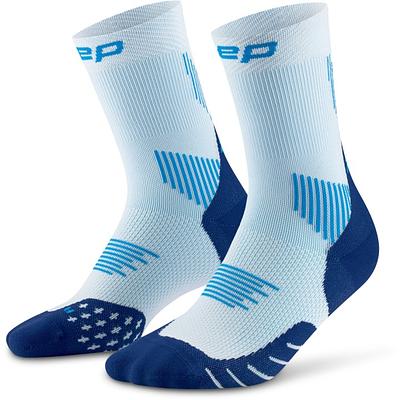 CEP Compression Core Run Mid Cut 5.0 Women's Compression Socks (Ice/Blue)