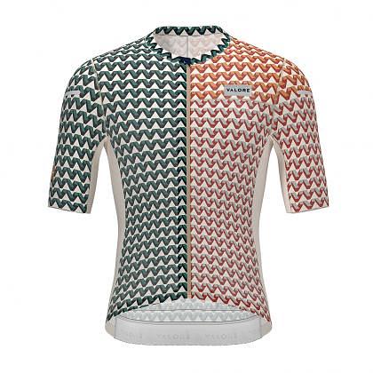 Valore V-Motiva Men's Cycling Jersey (Green/Rust)