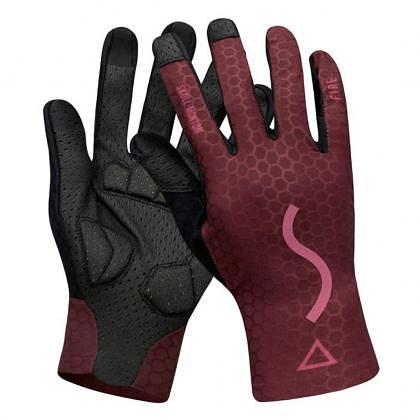 Monton Fire Long Unisex Cycling Gloves (Red)