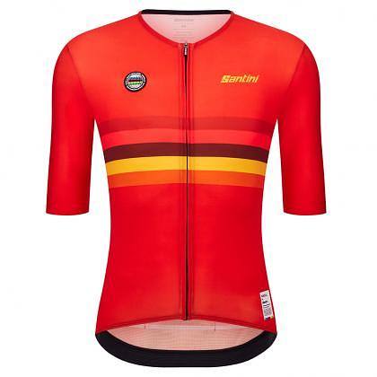Santini UCI World Champion Nations Line Unisex Cycling Jersey (Spain)