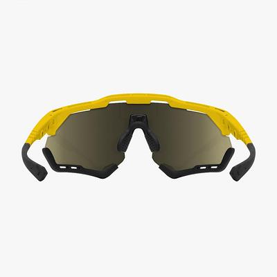 Scicon Aeroshade XL Sport Sunglasses (Multimirror Bronze/Yellow Gloss)