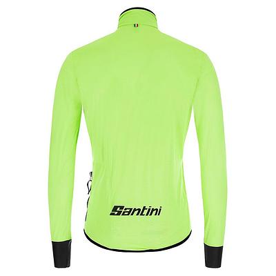 Santini Gaurd Nimbus Rain Jacket (Fluo Green)