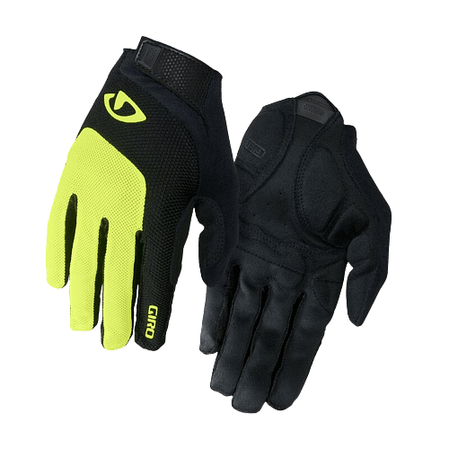 Giro Bravo Gel LF Mens Cycling Gloves(Highlight Yellow)