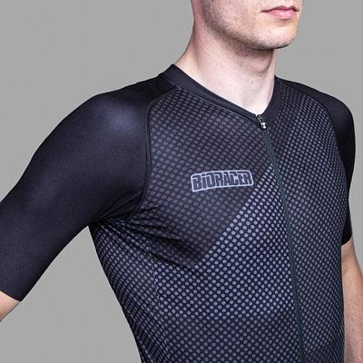 Bioracer Spitfire Blitzz Mens Cycling Jersey (Black)