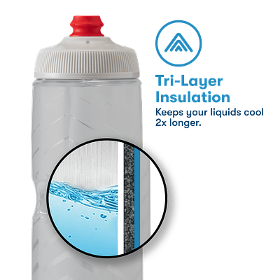 Polar Sport Contendr Bottle (Charcoal/Silver)