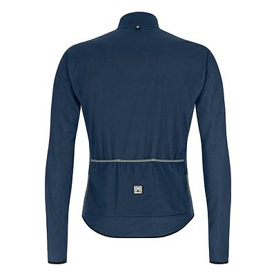 Santini Nebula Puro Windbreaker Mens Cycling Vest (Nautica Blue)