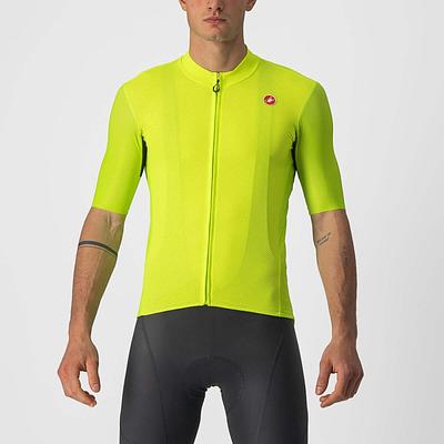 Castelli Endurance Elite Mens Cycling Jersey (Electric Lime)