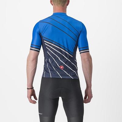 Castelli Speed Strada Men's Cycling Jersey (Drive Blue/Belgian Blue)