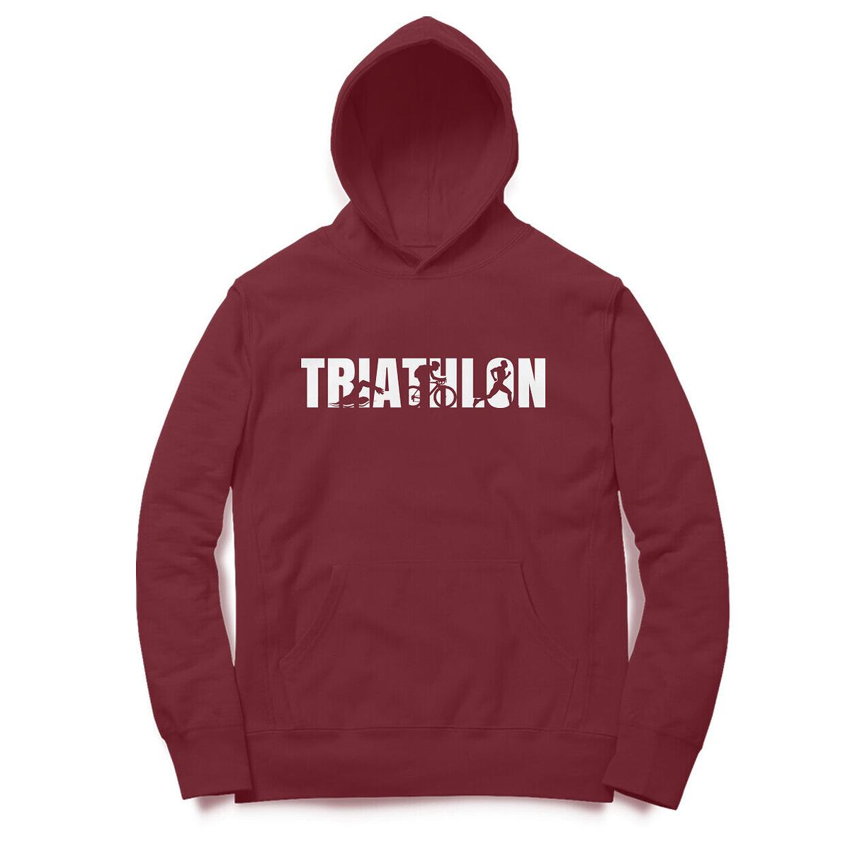 Sport Canvas Triathlon Regular Fit Unisex Hoodie