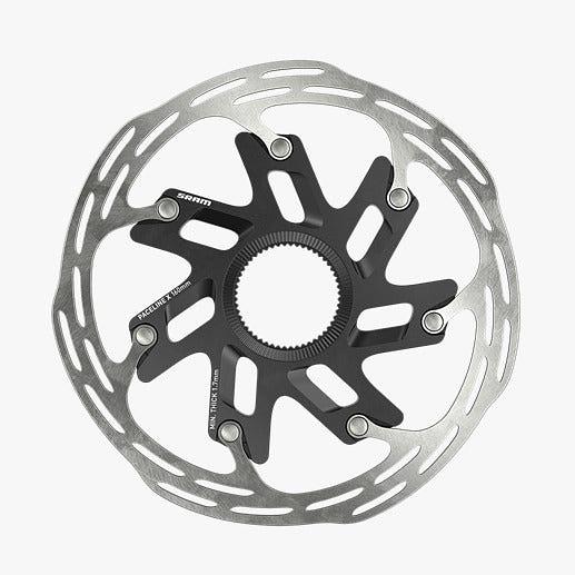 SRAM Force/Red AXS Paceline X Centerlock Disc Brake Rotor w/ Lock Ring (Silver/Black)