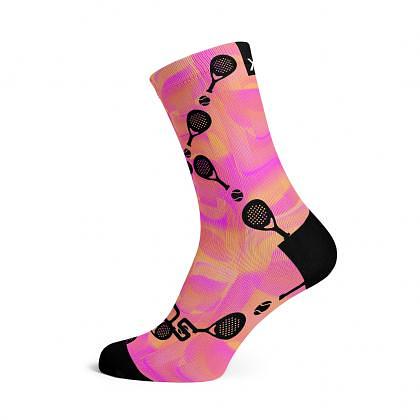Sox Footwear Criss Cross Padel Crew Unisex Multi Sport Socks (Print)