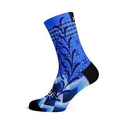 Sox Footwear Tswana Heritage Crew Unisex Multi Sport Socks (Print)