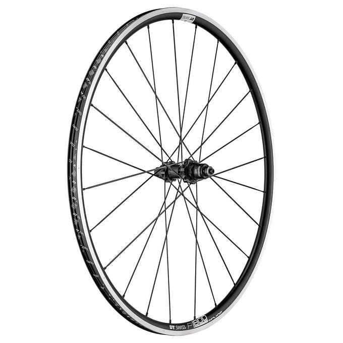 DT Swiss P 1800 Spline Aluminium Tubeless Rim Brake Wheel - Sram XDR (Black)