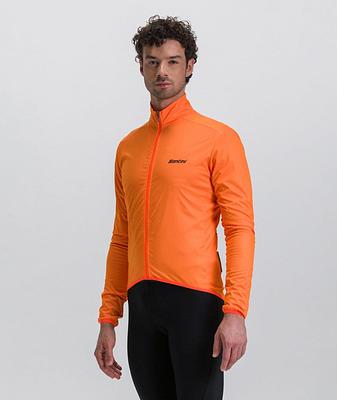 Santini Nebula Wind Jacket (Fluoroscent Orange)