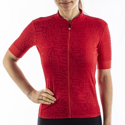 Castelli Promessa Jacquard Women's Cycling Jersey (Red)