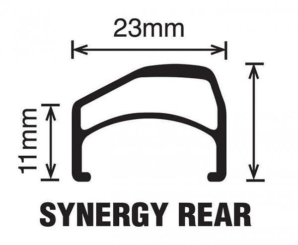 Velocity Synergy OC MSW 700c Rim Brake Rims (Silver)