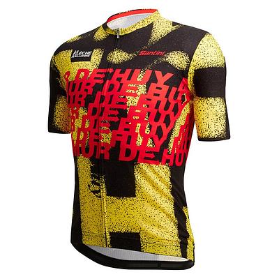 Santini TDF Mur De Huy Men's Cycling Jersey (Print)