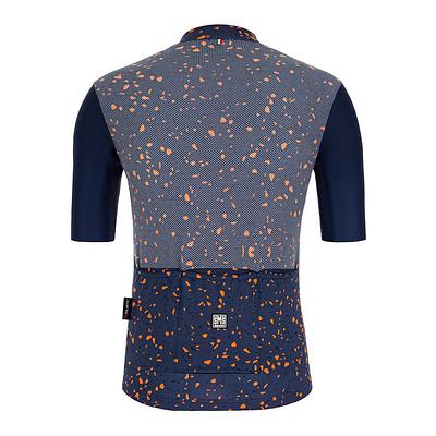 Santini Delta Pietra Mens Cycling Jersey (Blue)