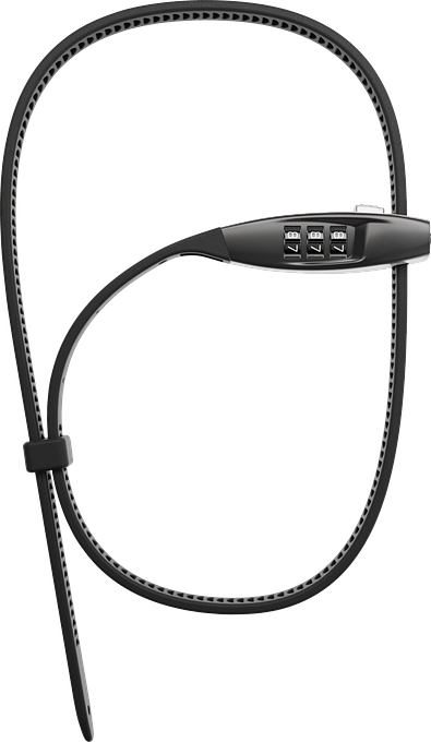Abus Combiflex Travelguard 70 Lock (Black)