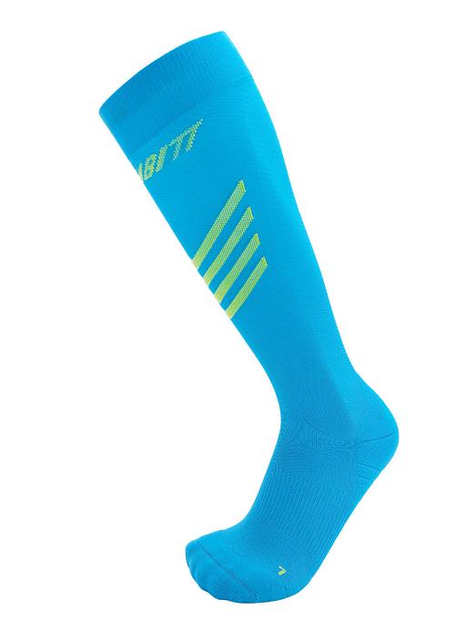 Gambitt Endurance Tall Unisex Compression Socks (Electric Blue/Green)