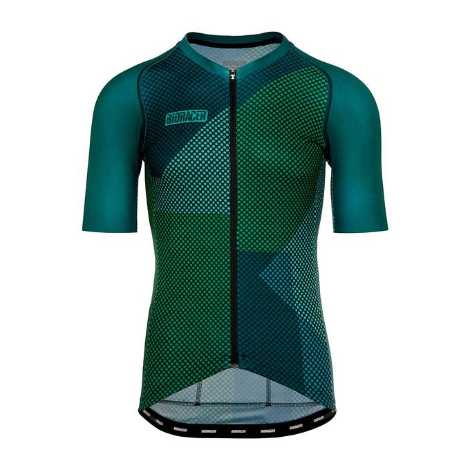 Bioracer Spitfire Blitzz Mens Cycling Jersey (Green)