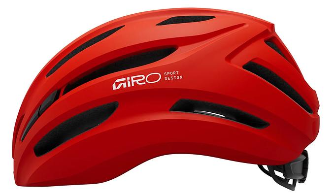 Giro Isode II Road Cycling Helmet (Matte Flame Red)