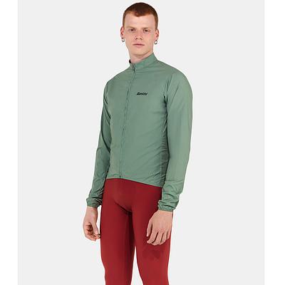 Santini Ready To Ride Unisex Wind Cycling Jacket (Sage Green)