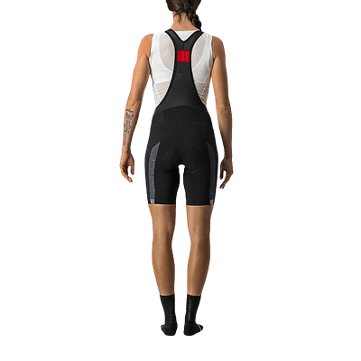 Castelli Velocissima 2 Women's Cycling Bibshorts (Black/Dark Gray)