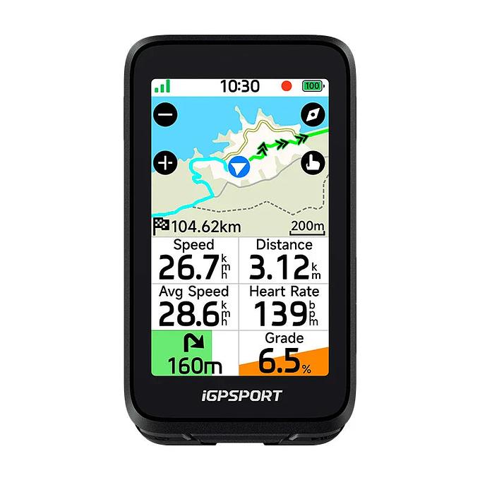 iGPSport BiNavi Air Cyclocomputer (Black)
