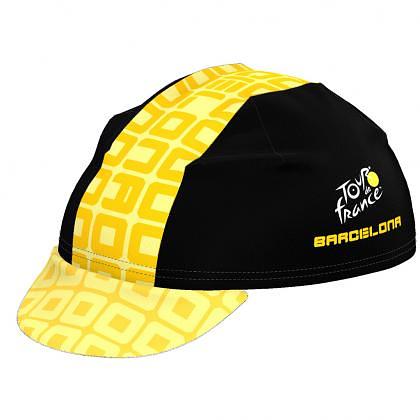 Santini TDF Grand Depart Barcelone Unisex Cycling Cap (Yellow)