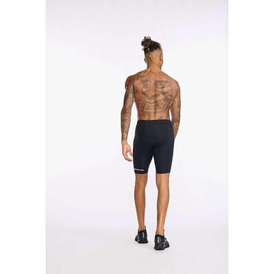 2XU MT6430B Aero 9 Inch Men's Triathlon Shorts (Black/White)