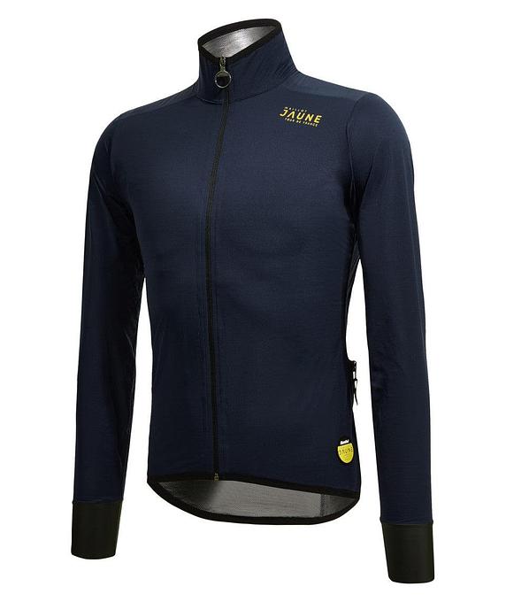 Santini Le Maillot Jaune Rain Jacket (Blue)