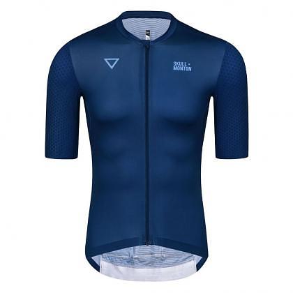 Monton Water Men's Cycling Jersey (Blue)