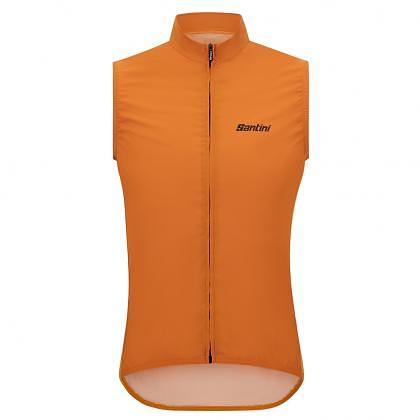 Santini Ready To Ride Unisex Wind Cycling Vest (Rust)