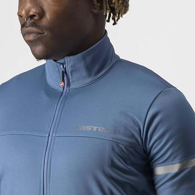 Castelli Fondo 2 Mens Cycling Jersey (Steel Blue/Blue Reflex)