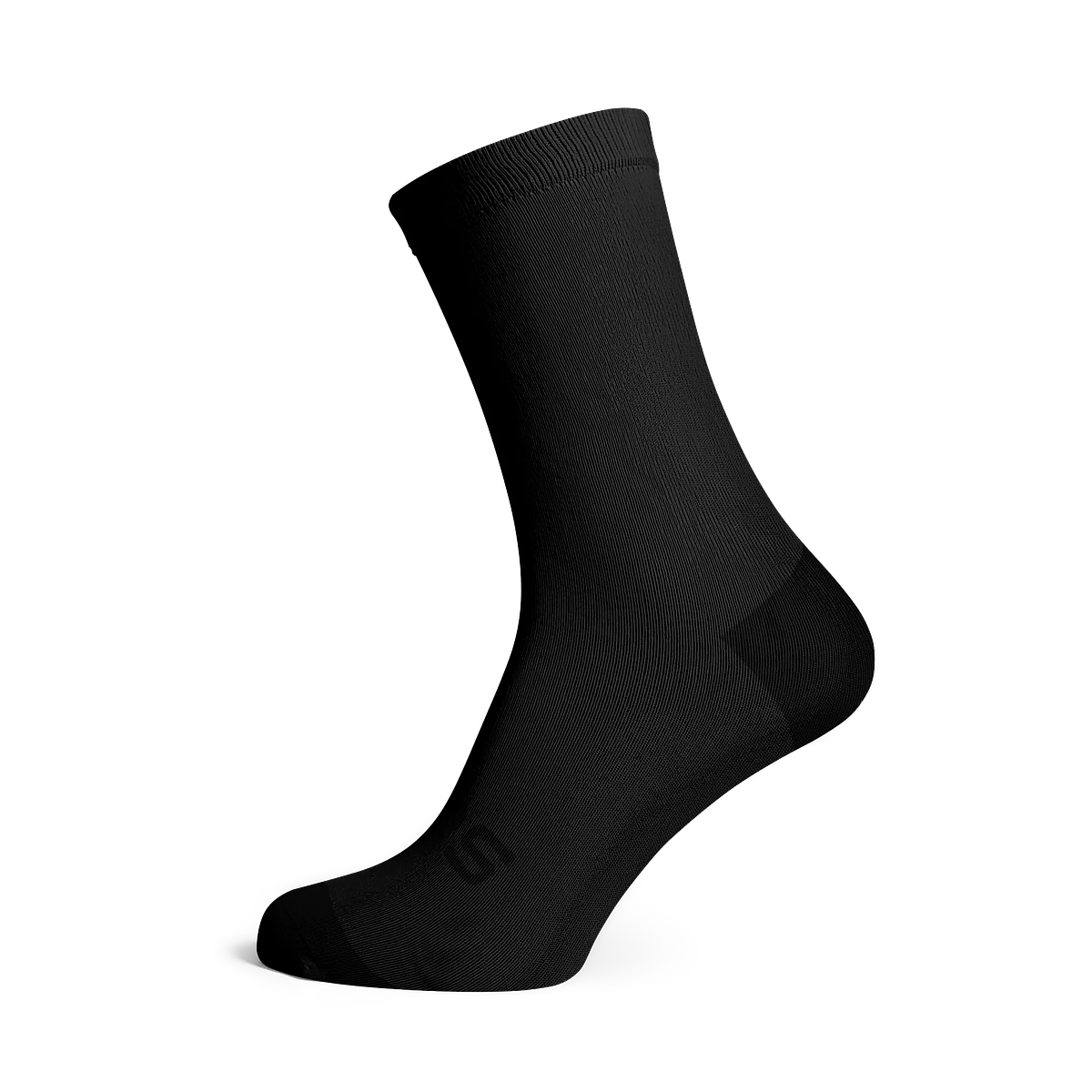 Sox Footwear Solid Black Unisex Multi Sport Socks (Print)