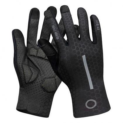 Monton Spirit Long Unisex Cycling Gloves (Black)