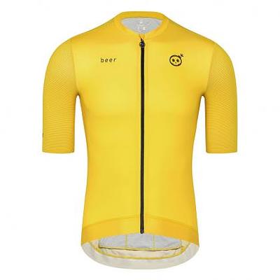 Monton Beer Men's Cycling Jersey (Yellow)