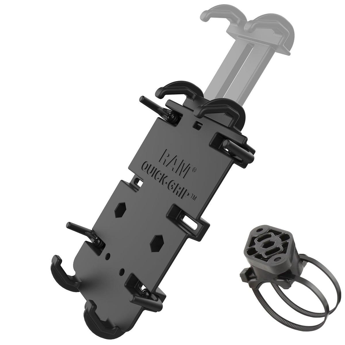 RAM Quick-Grip XL Phone Mount with RAM EZ-On/Off Bicycle Base