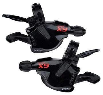 SRAM X9 10 Speed Mecahncial Shifter (Glossy Black)