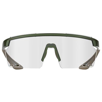 Magicshine Rouler Photochromic Sports Sunglasses (Matt Green/Brown)