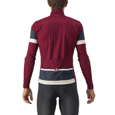 Castelli Passista Mens Cycling Jersey (Bordeaux/Savile Blue-Chalk)
