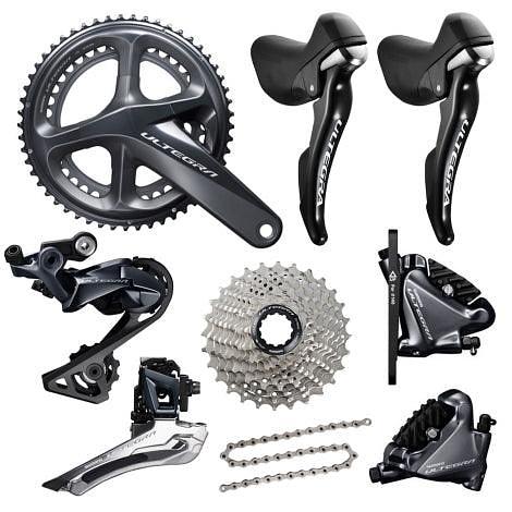 Shimano Ultegra R8020 Hydraulic Disc Brake Road Groupset - 50/34 11/28