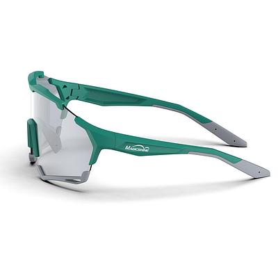 Magicshine Versatile Photchromic Sport Sunglasses (Clear/Green)
